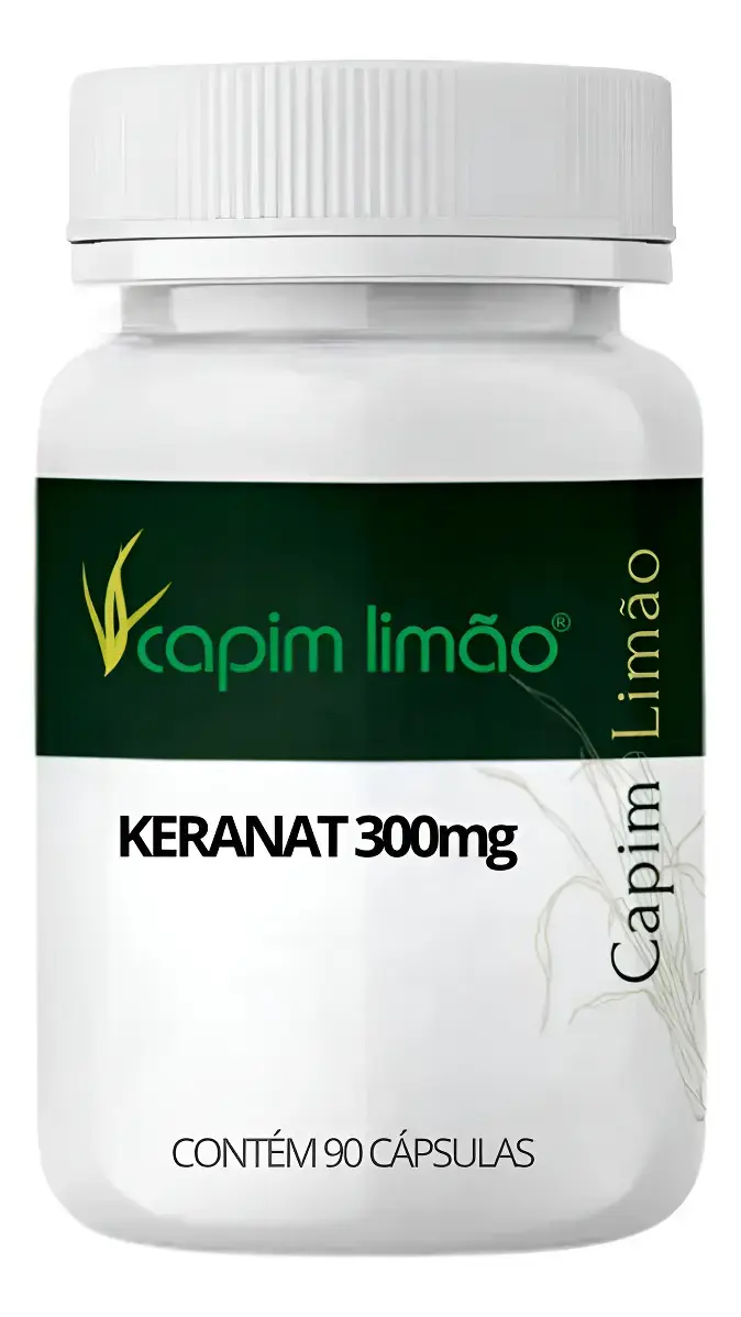 Keranat 300mg 90 Cáp Fortalecimento Capilar