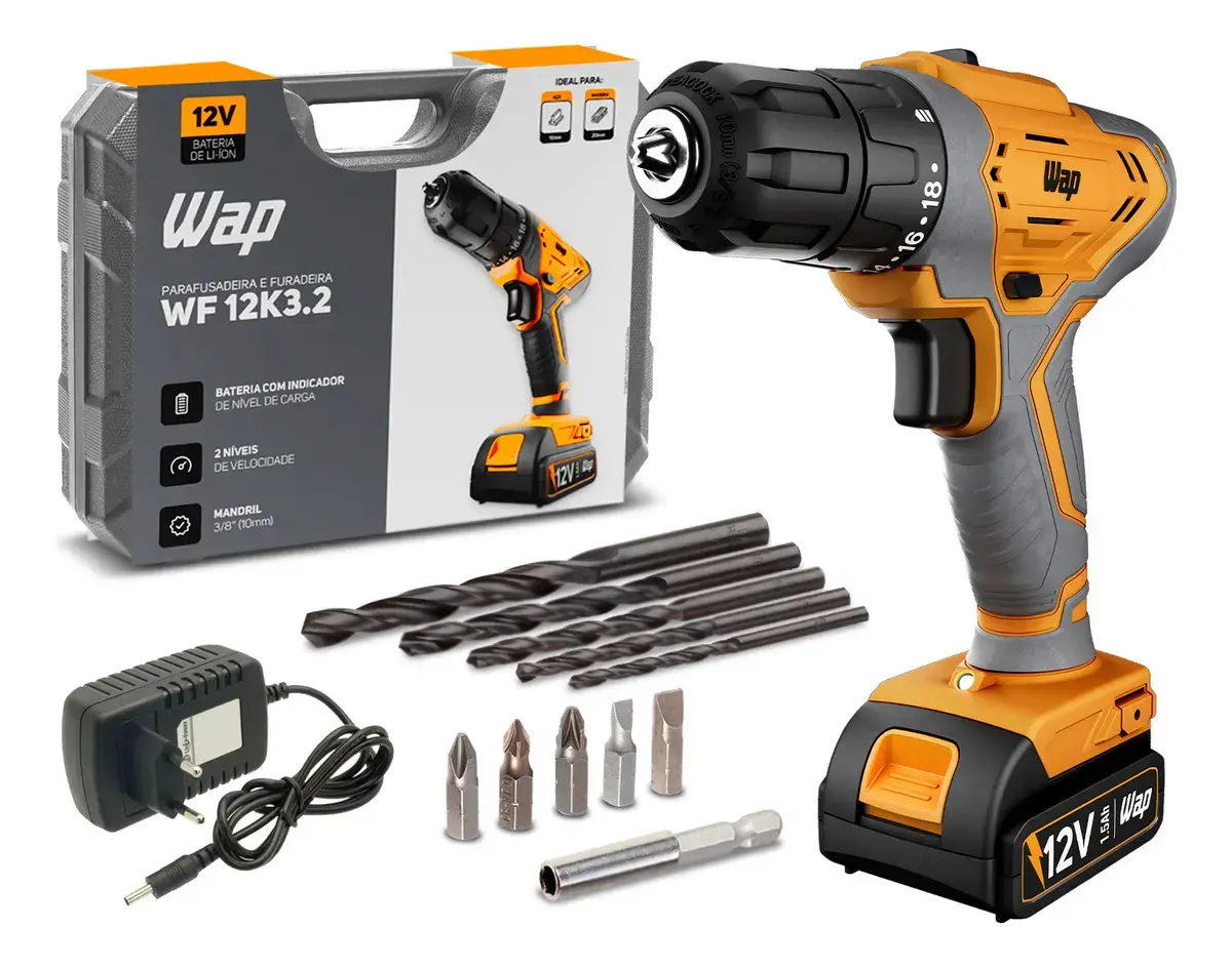Parafusadeira E Furadeira De Impacto Wf 12k3.2 Wap