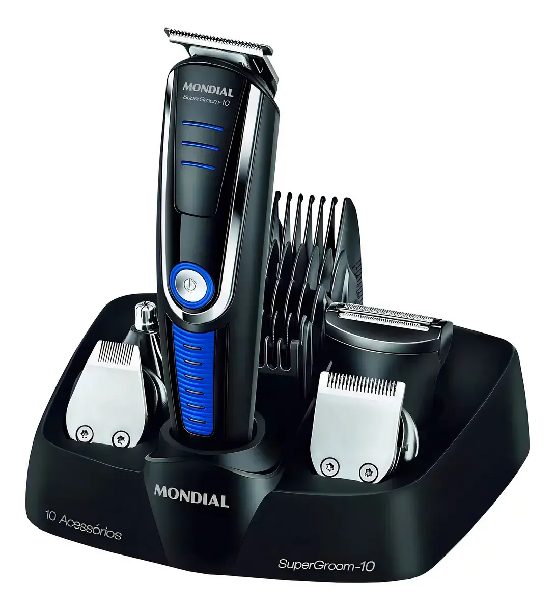 Aparador De Pelos Super Groom 10 Mondial 6w Bivolt BG-03