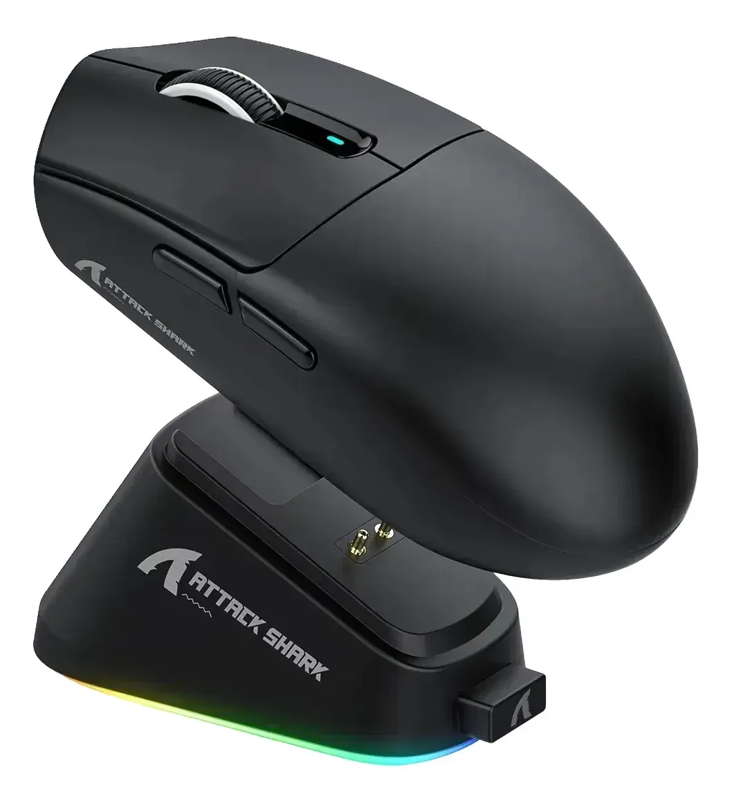 Mouse Gamer Sem Fio Attack Shark G3 Pro 1khz