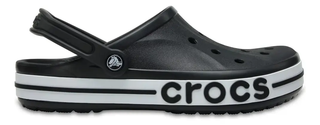 Sandália Crocs Bayaband Clog Black/white