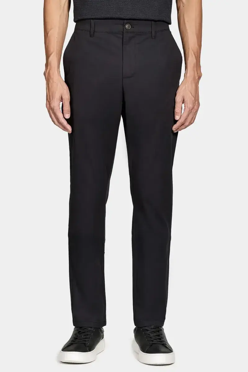 Calca Chino Aramis Algodão Premium Básica Preto