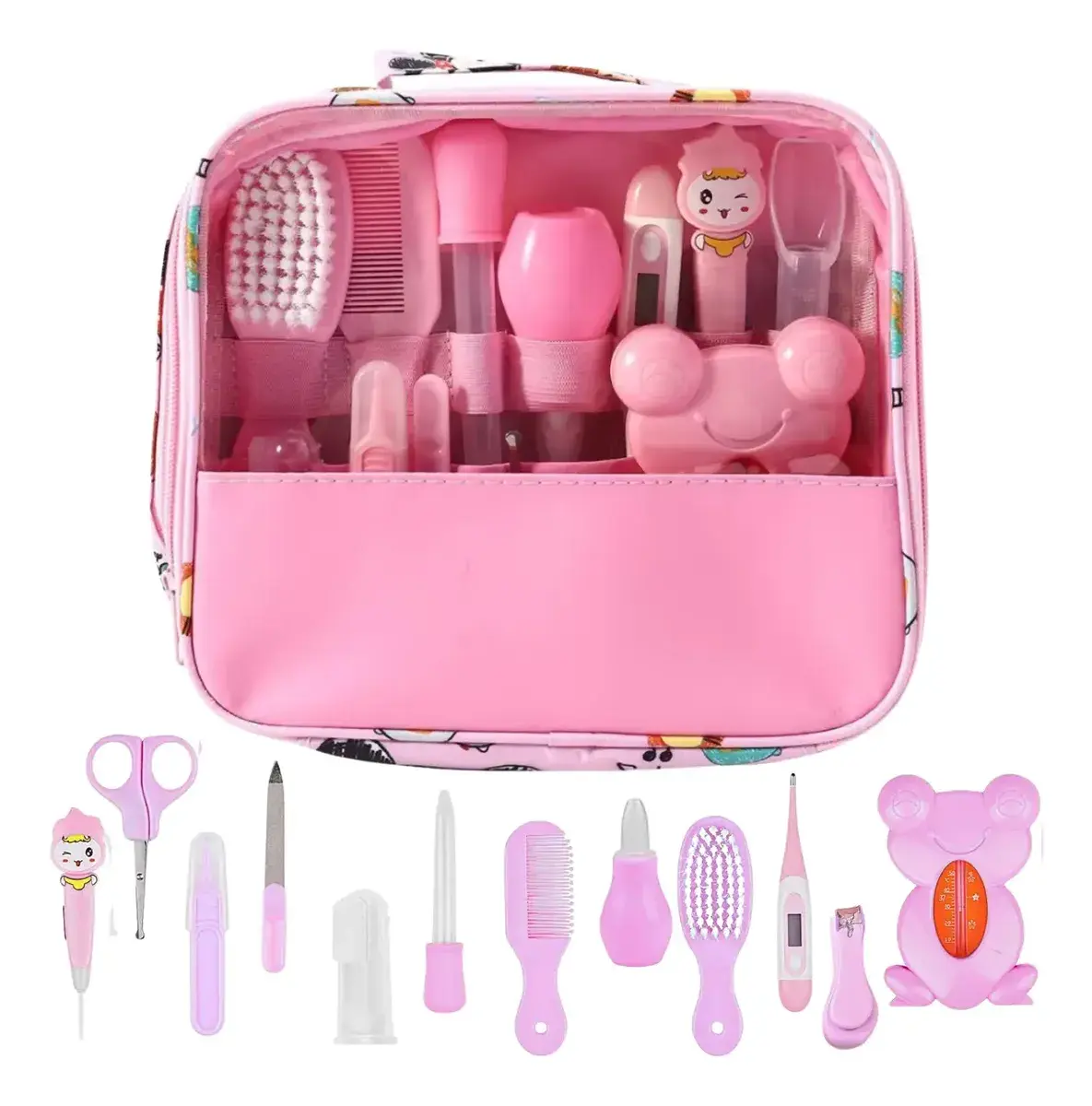 Kit De Cuidados E Higiene Do Bebê Recém Nascido 13 Peças