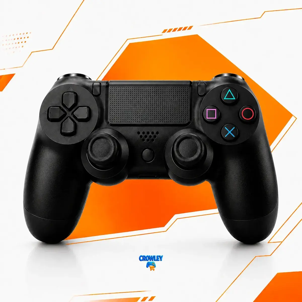 Controle Para Ps4 Sem Fio Bluetooth Videogame Tv Smart Pc Gamer Celular Dual Shock Joystick Manete - Crowley