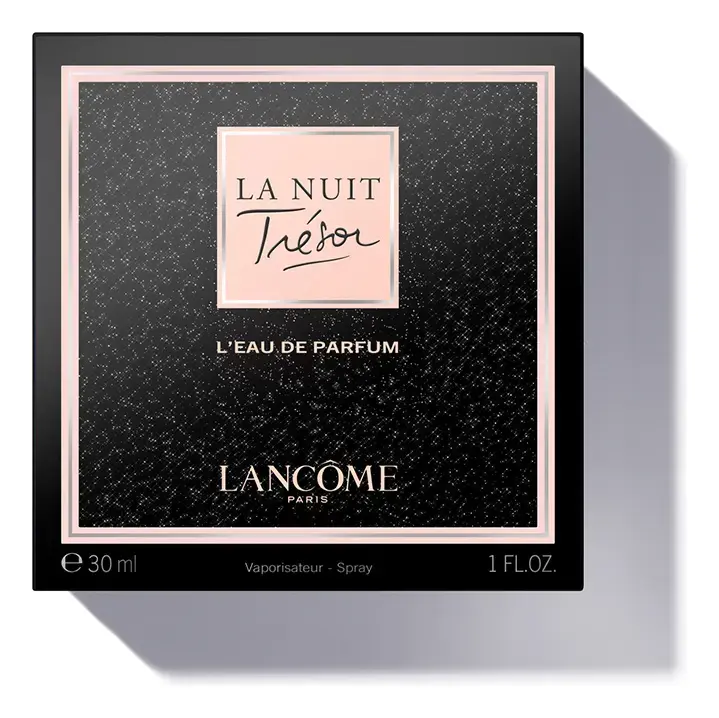 Perfume Feminino Eau de Parfum Fragrância Floral Oriental com Notas de Rosa Negra, Orquídea, Baunilha e Patchouli La Nuit Trésor Lancôme Frasco com 30ml