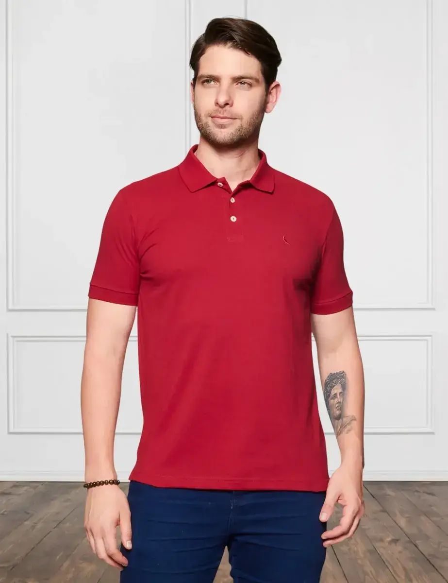 Polo Piquet Classica Reserva Masculina