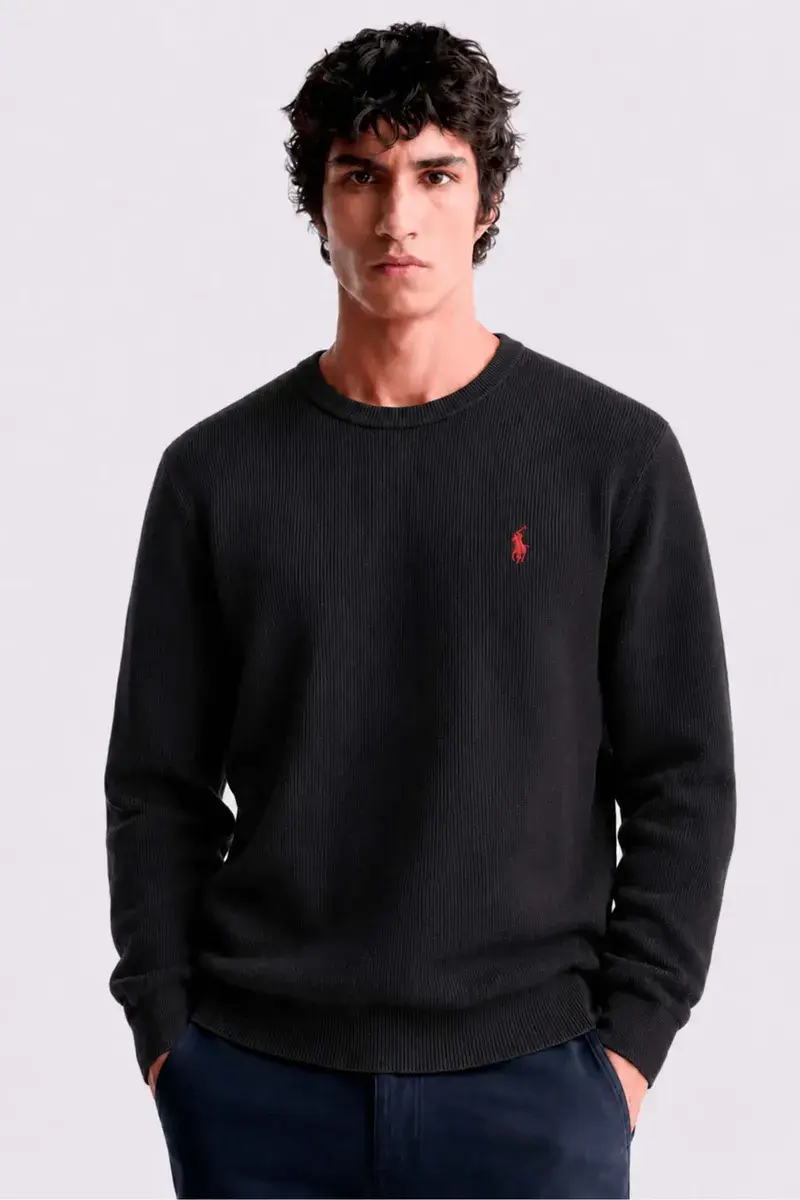 Suéter Masculino Gola Careca Cardigam Blusa Inverno Basica