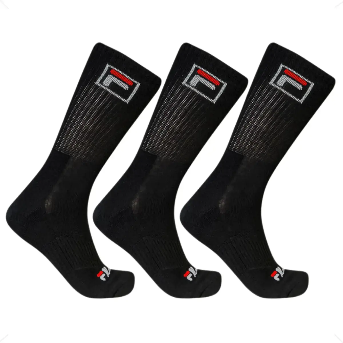 Kit Meia Fila Fbox 3 Pares Cano Alto Confortável Promoção