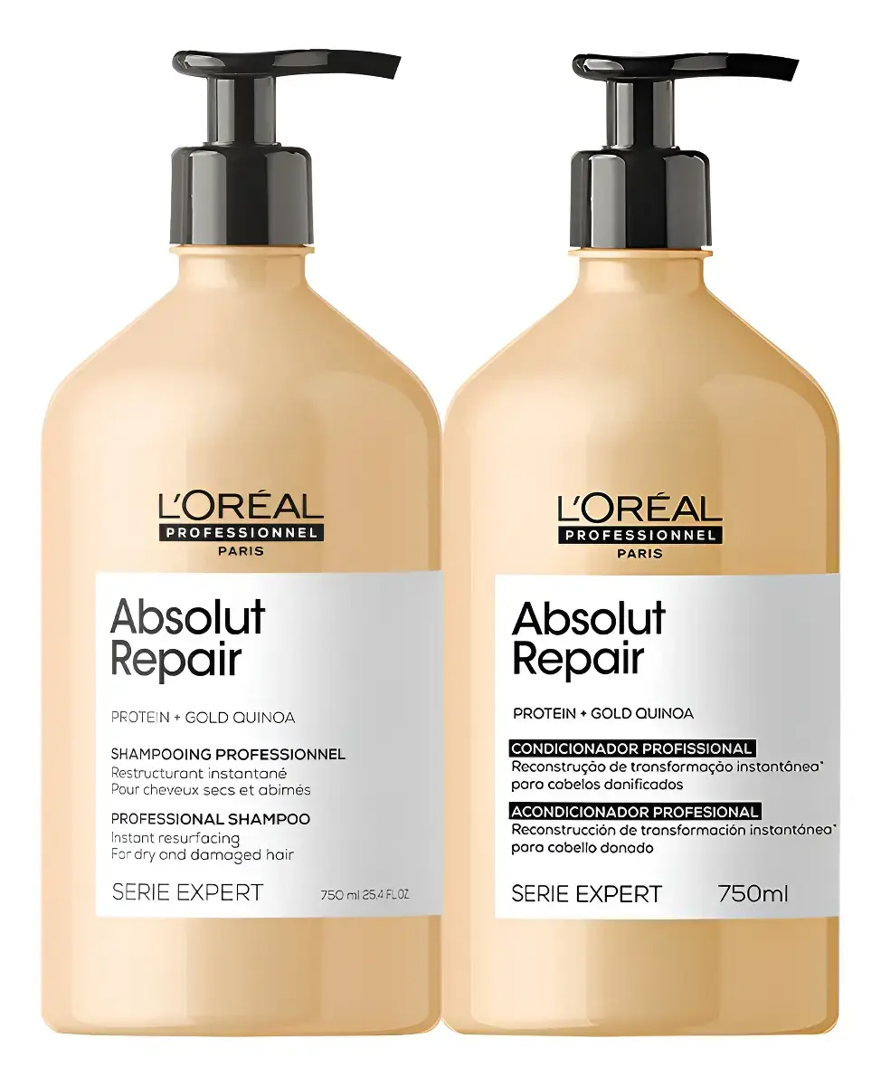 Kit L'oréal Professionnel Absolut Repair Gold Duo 750