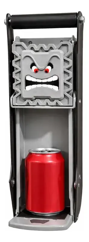Amassador De Latas Gamer Com Abridor De Garrafas