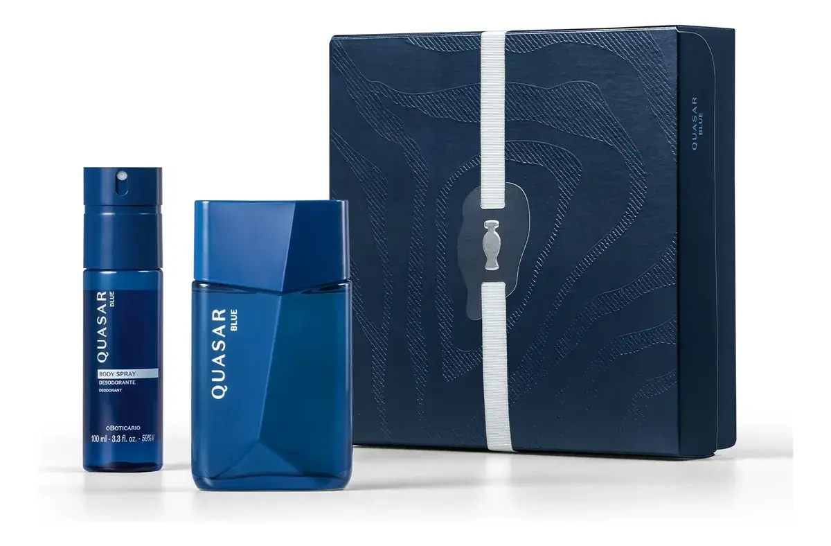 O Boticário Quasar Blue Kit Presente 2 Itens