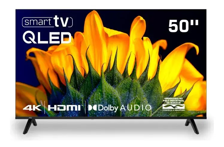 Smart Tv Hq Qled 50 Polegadas 4k Wi-fi Bluetooth Hq-qled50sm
