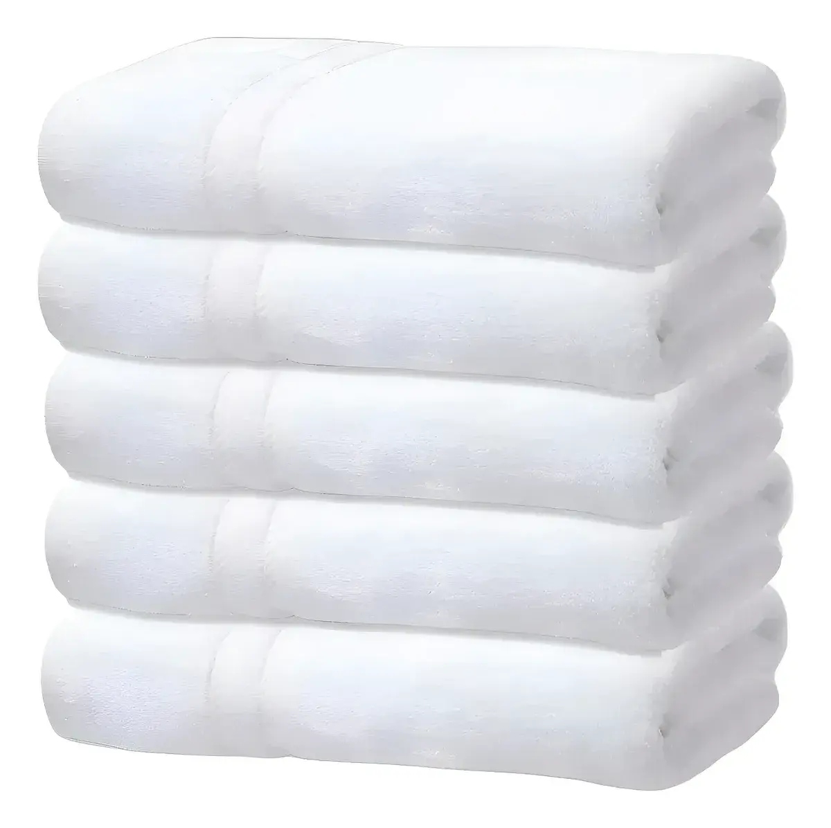 Kit 5 Toalhas Banho Gigante Grossa Hotel Luxo 75x150cm 480g