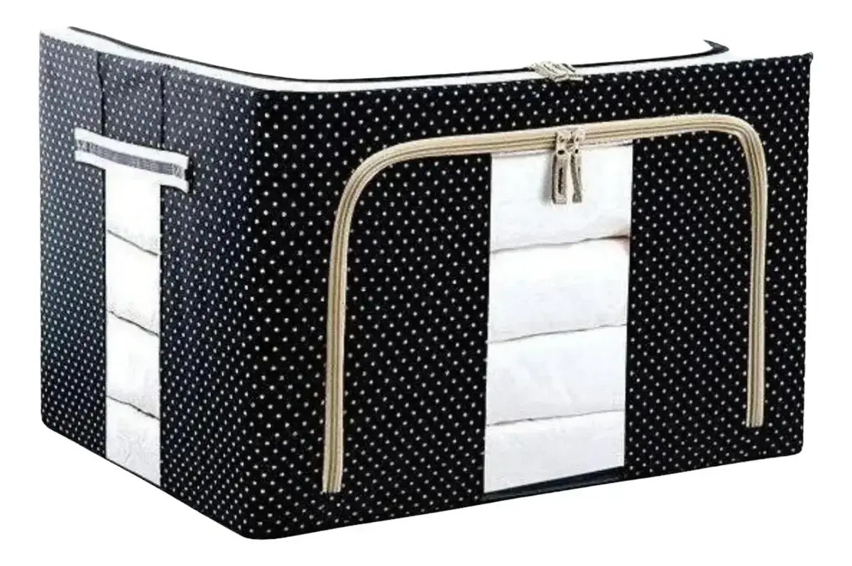 Caixa Organizadora Masterpro 50x40x33 Dobrável Cesto Roupa