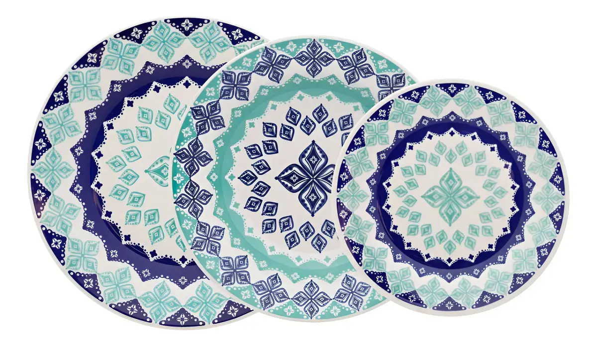 Aparelho De Jantar 12 Peças Biona Lola Donna 24