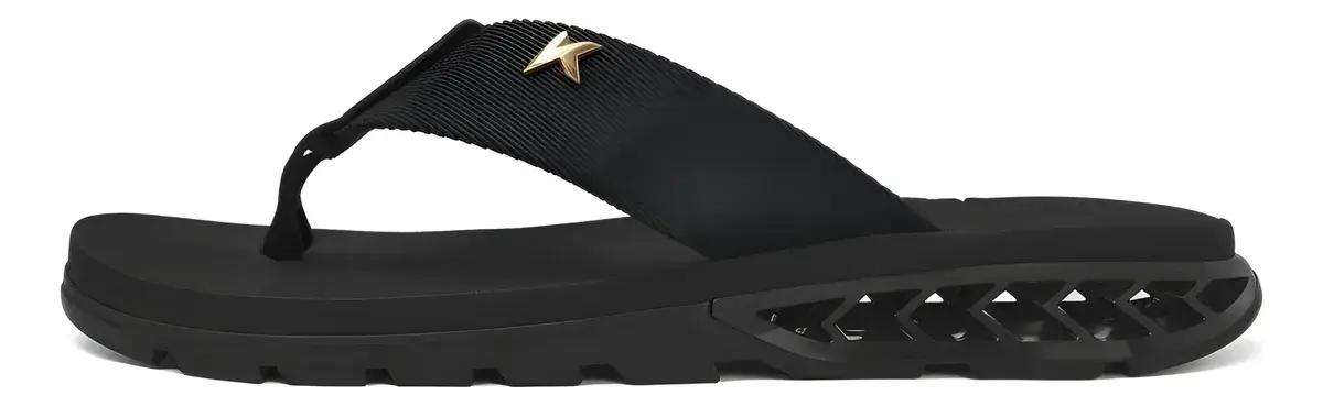 Chinelo Kenner De Dedo L7 Masculino Black Rakka Dia A Dia