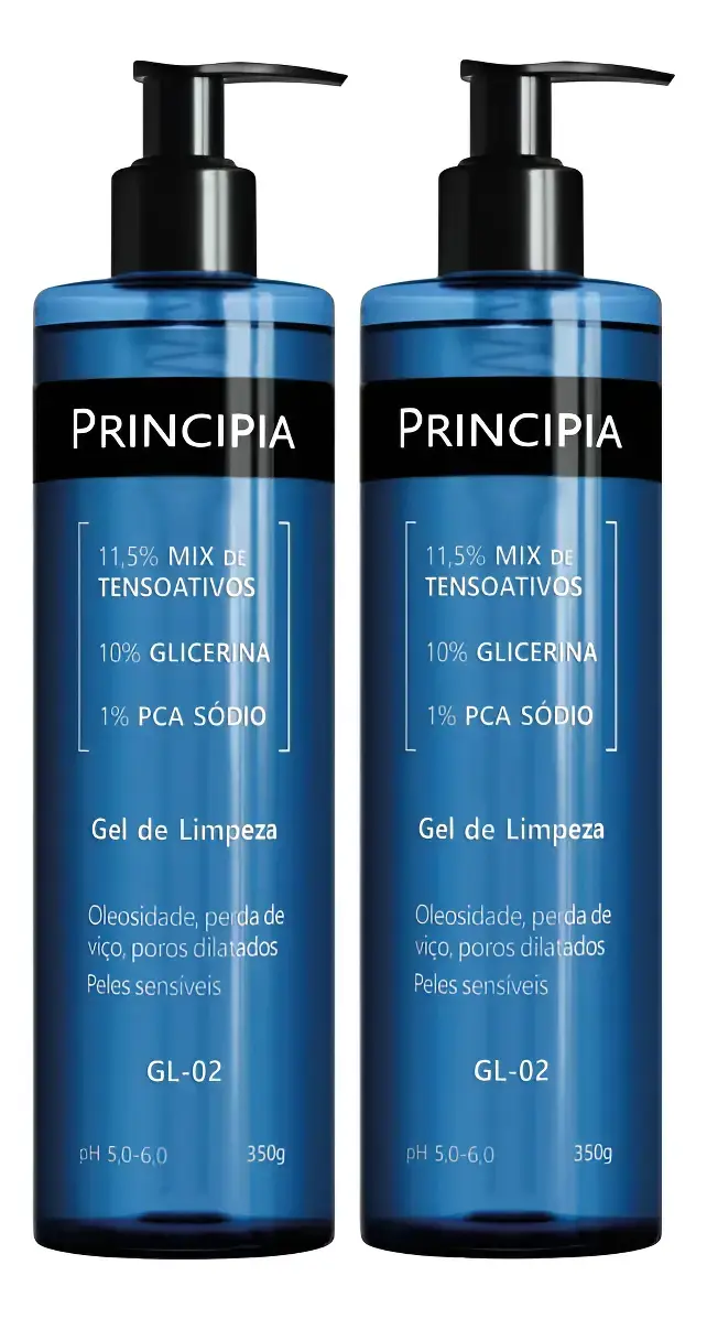 Principia Kit 2 Gel De Limpeza Gl-02 Limpeza Profunda