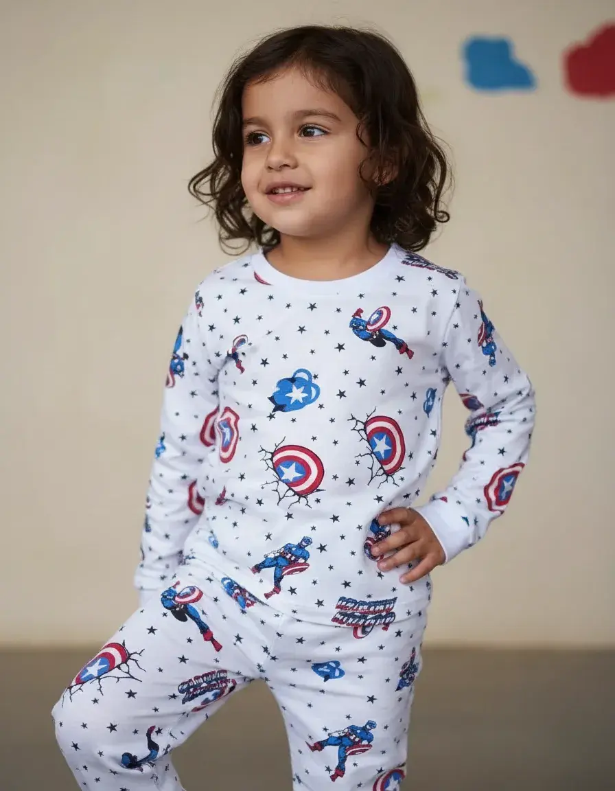 Pijama De Frio Longo Infantil Criança Algodão Personagens