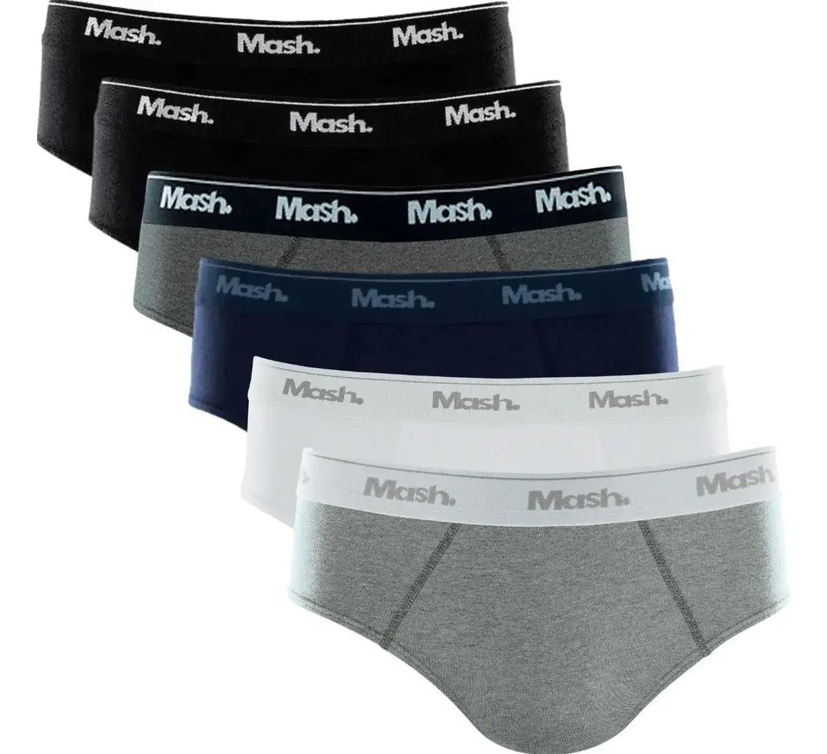 Kit 6 Cuecas Masculino Slip Mash De Algodão
