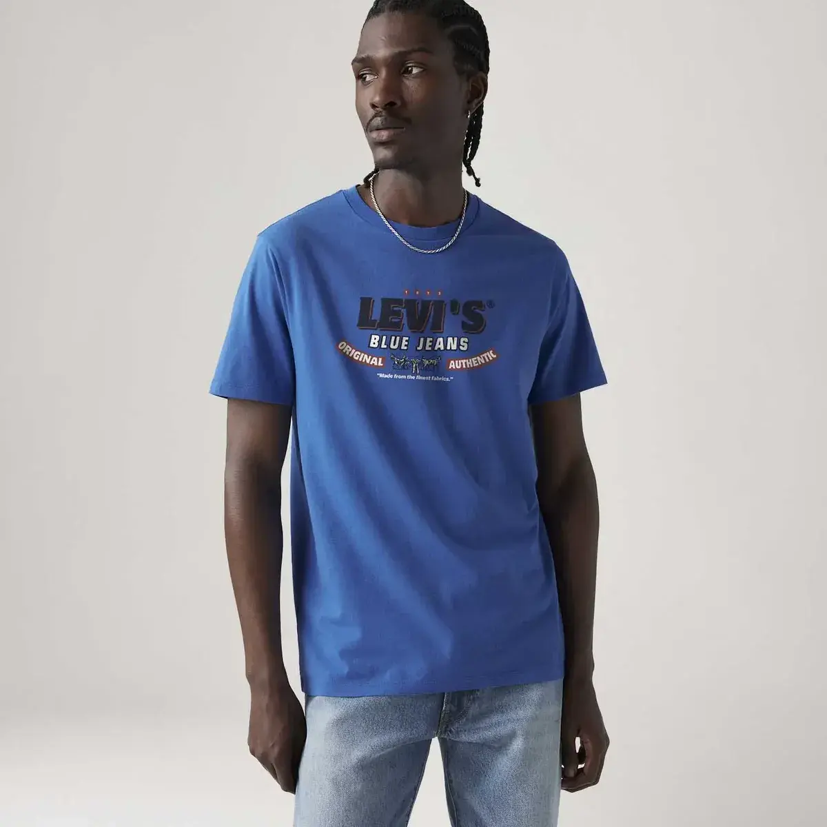 Camiseta Levi's® Graphic Crewneck Azul Lb0013248