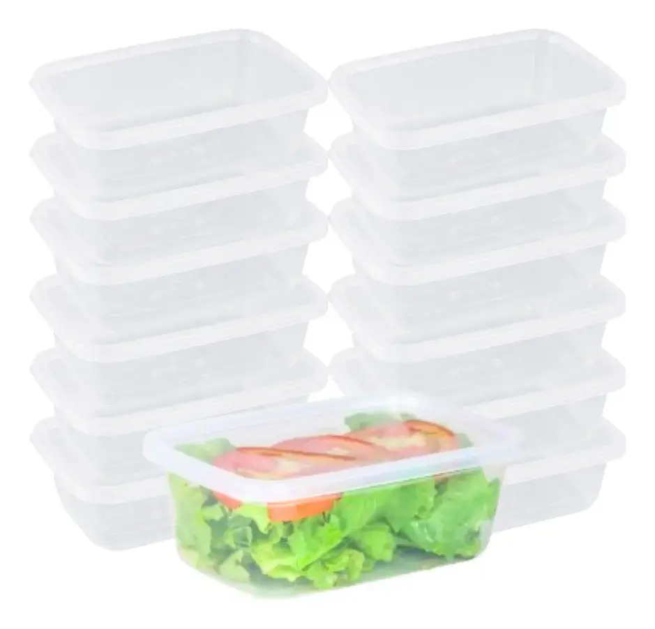 Jogo 10 Potes Para Alimentos 800ml Bpa Free Envio Imediato