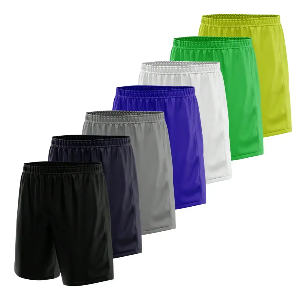 Kit 5 Bermuda Masculina Short Calção Futebol Academia Praia