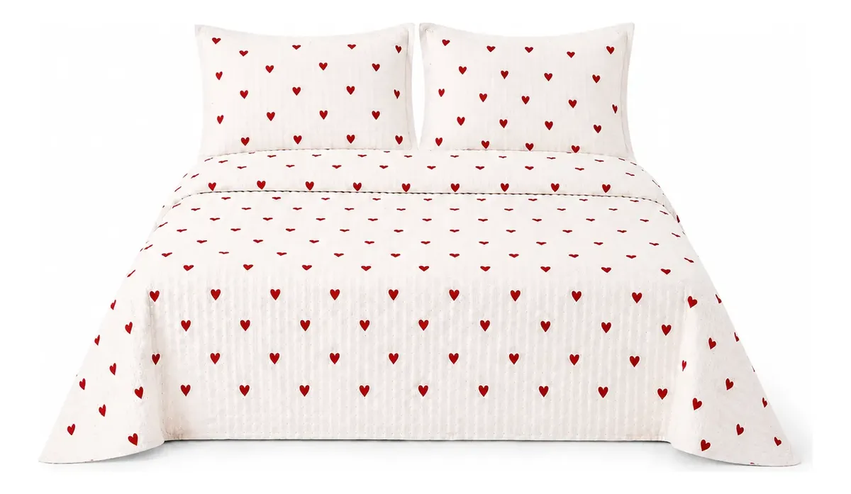 Colcha Cobre Leito Queen Size King Piquet Ss Textil Coração