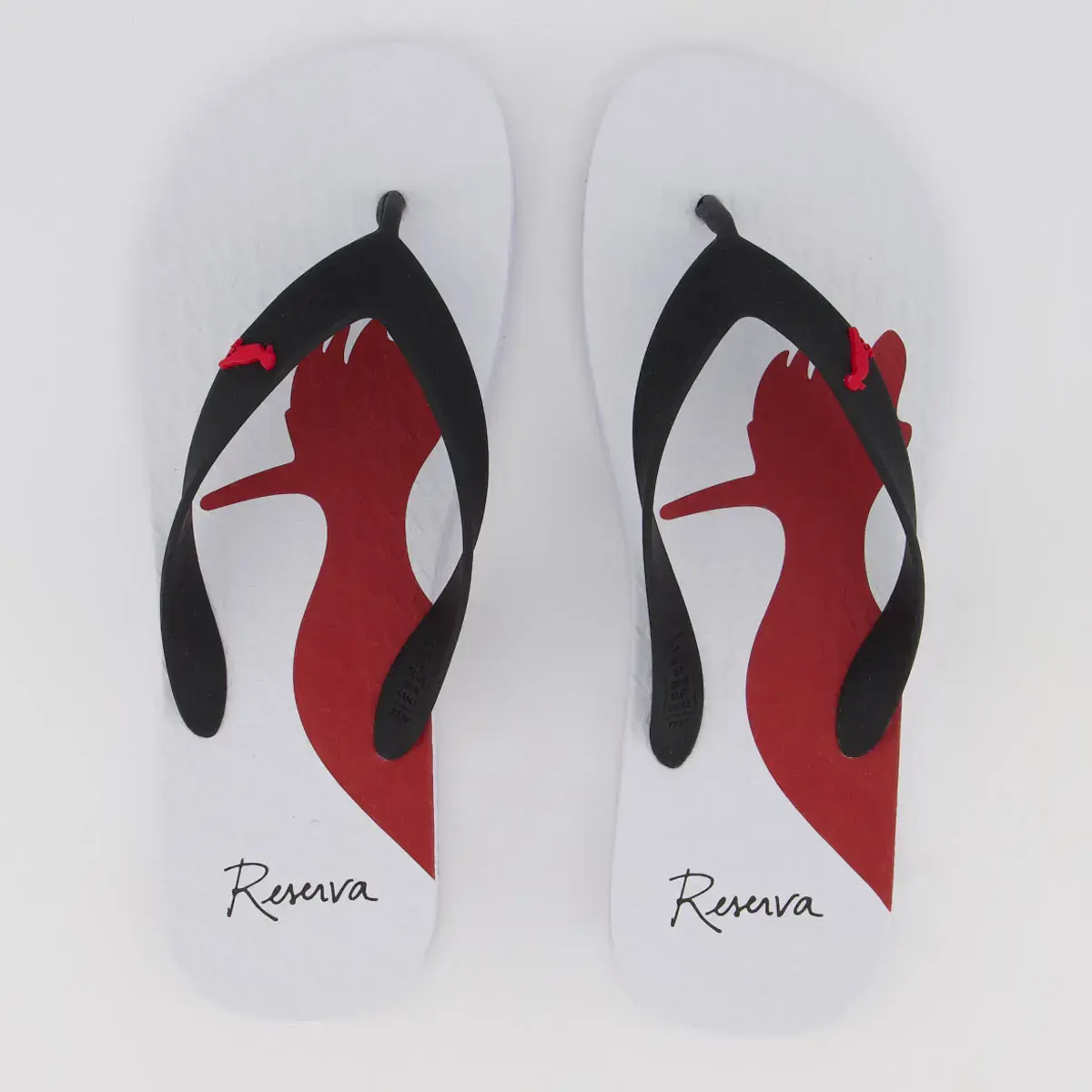 Chinelo Branco E Preto Reserva Rsvgo
