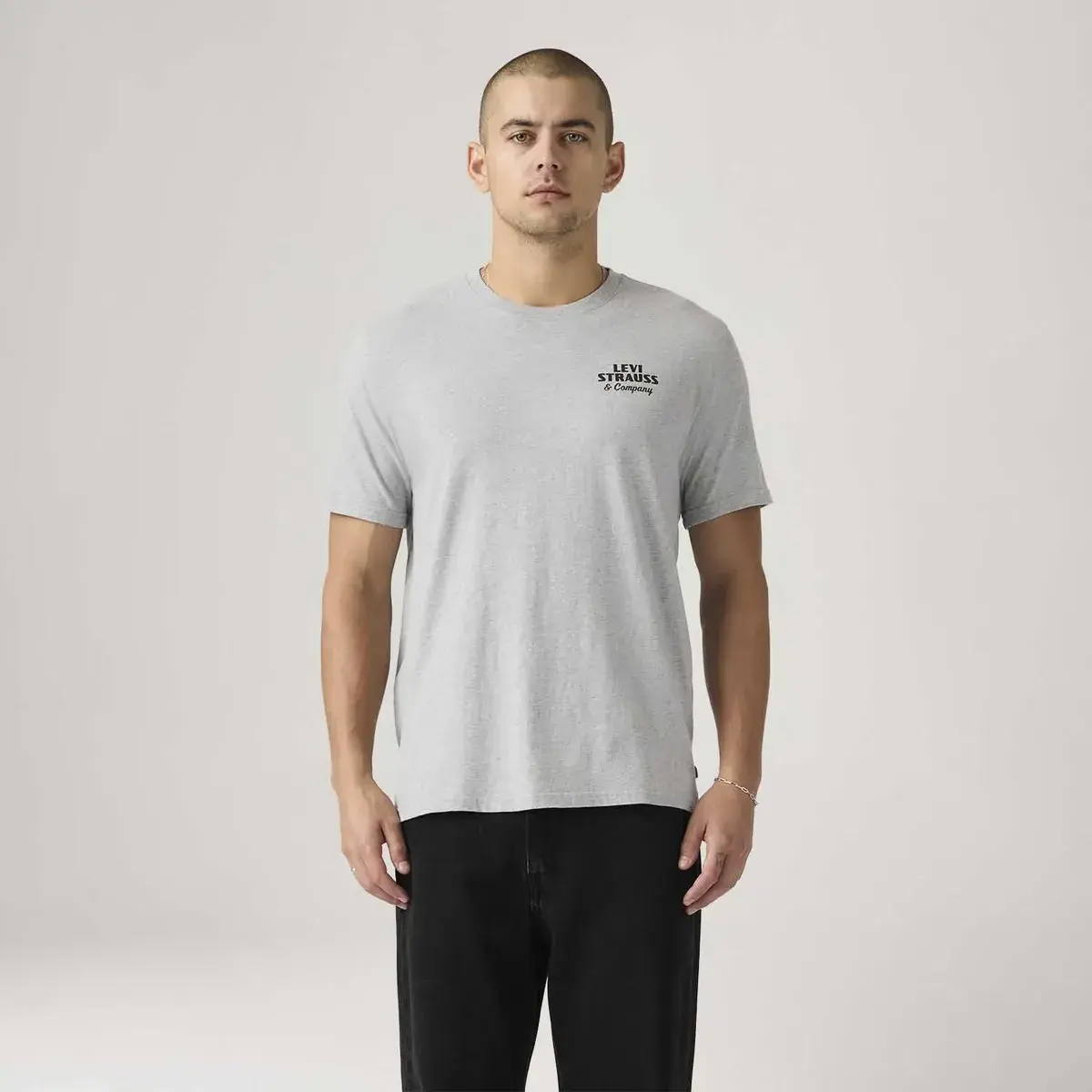 Camiseta Levis Graphic Cinza Manga Curta Lb0013306