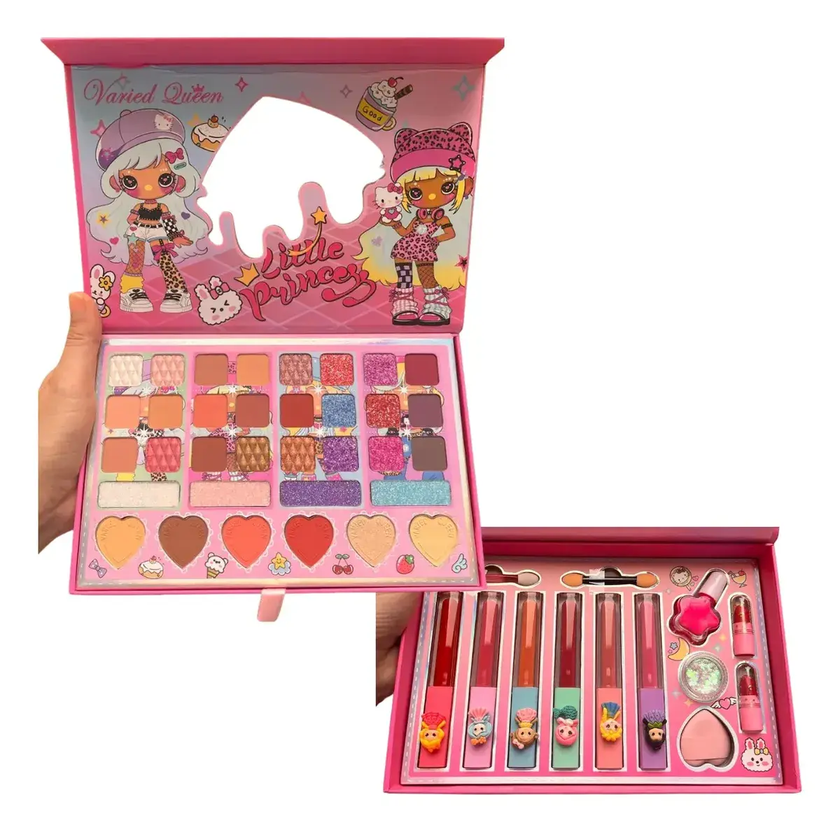 Kit Maquiagem Completa Infantil Princess Little 47 Itens