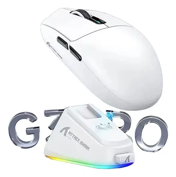Mouse Gamer Sem Fio Attack Shark G3 Pro 1khz