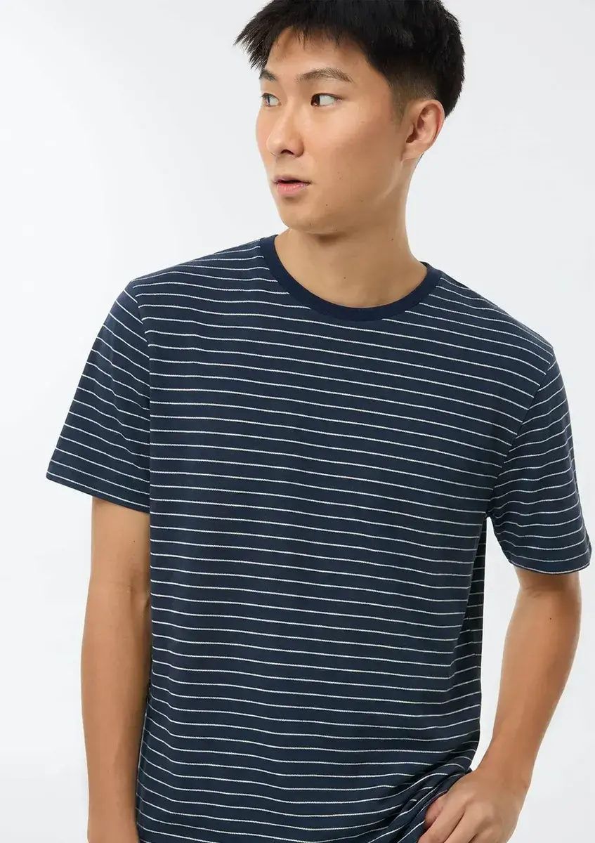 Camiseta Masculina Piquet Fio Tinto Hering