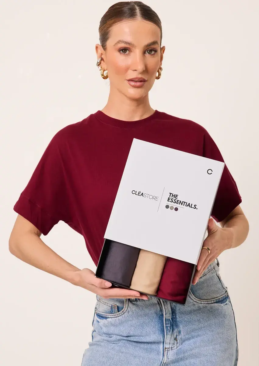 Kit De 3 T-shirts Oversized Intense Cléa Store