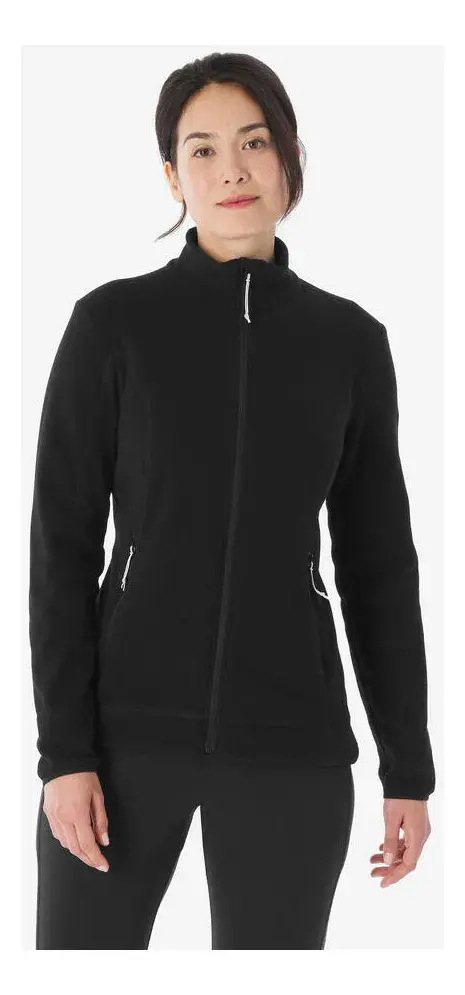 Blusa Fleece Feminina Com Ziper Mh100 Quechua